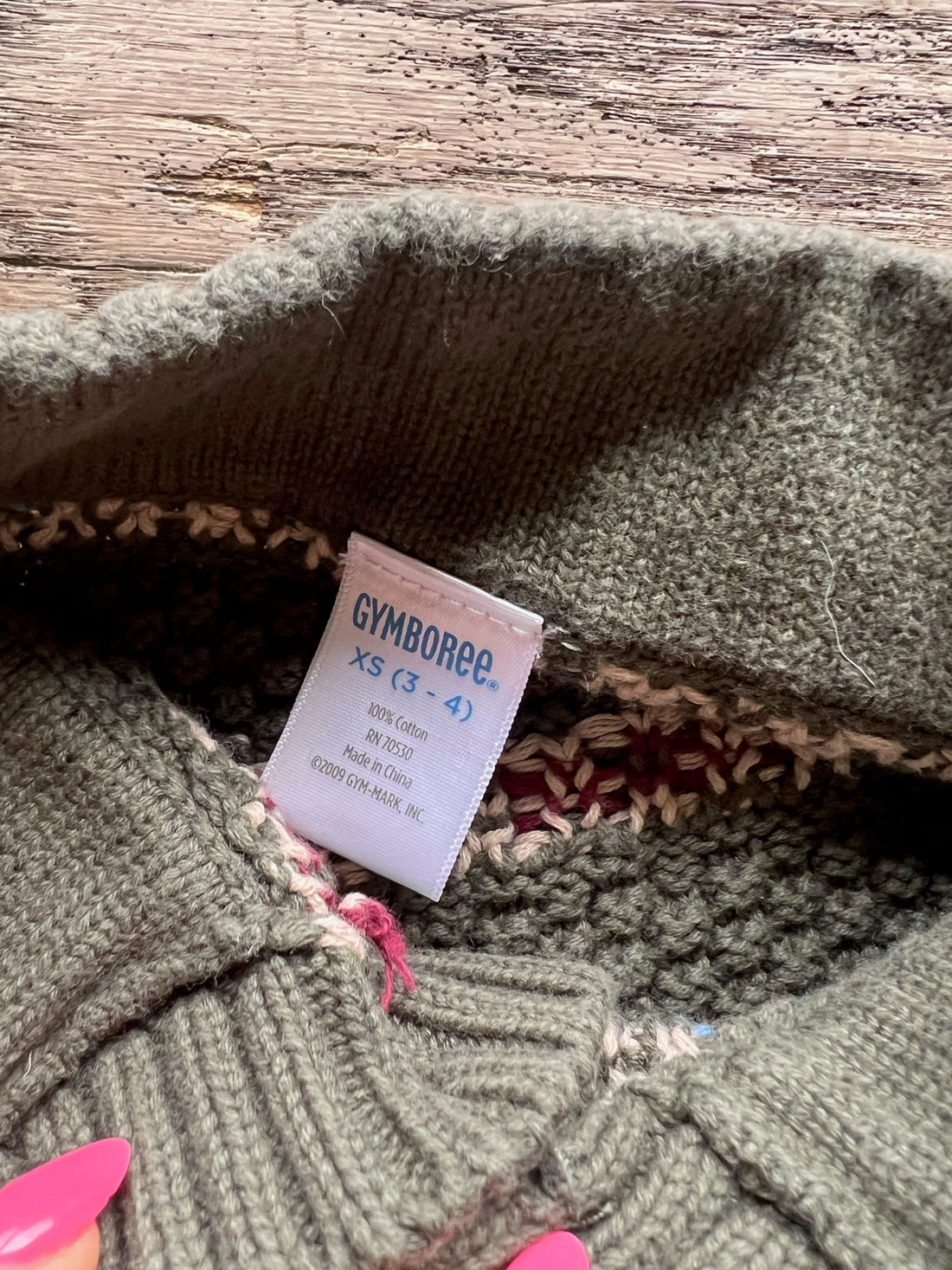 Gymboree Green Sweater