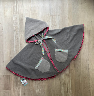 Boutique Grey Poncho - NEW