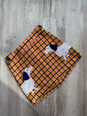 Boden Dog Plaid Skirt