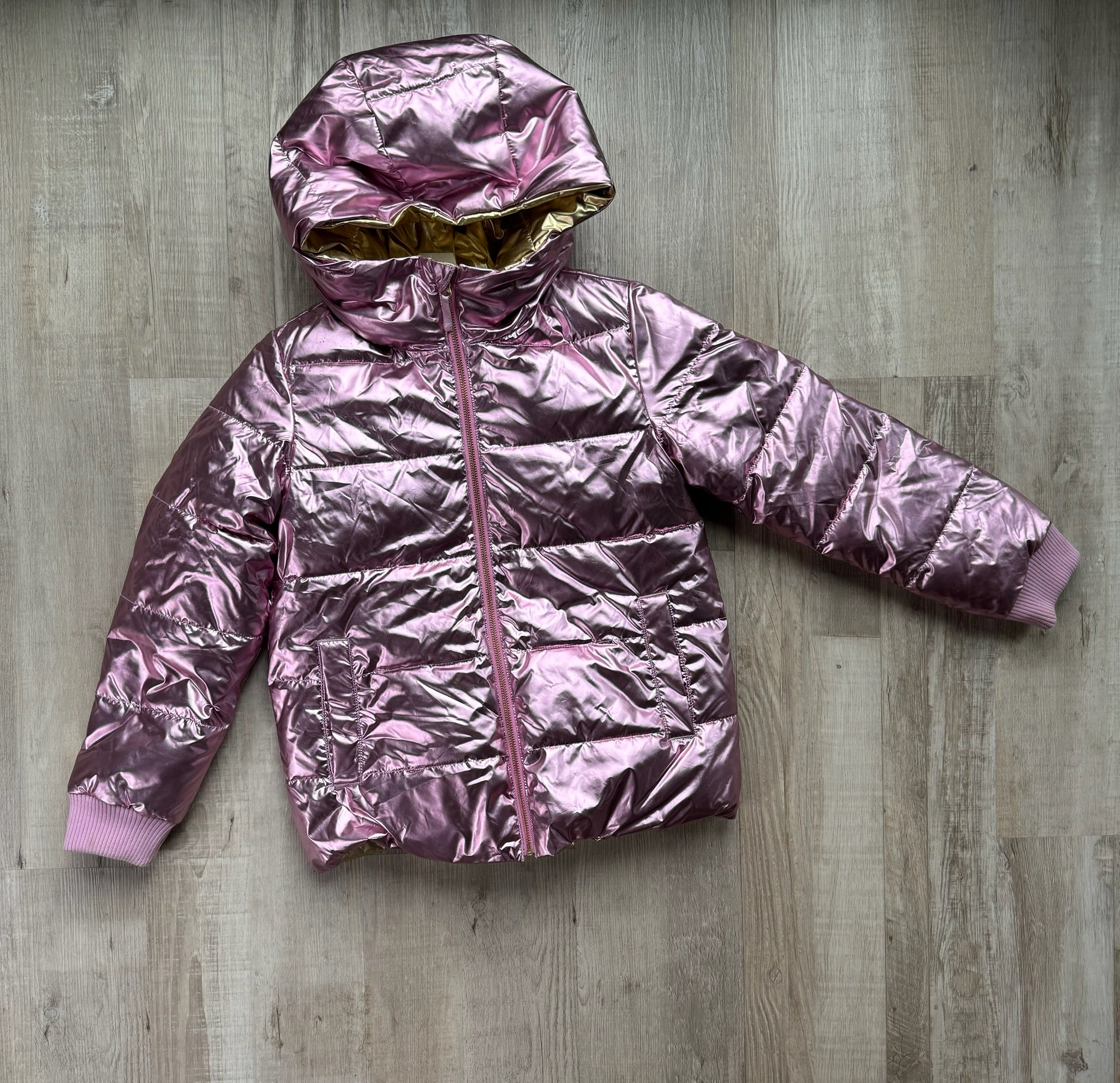 CrewCuts Pink Puffer Coat