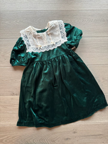 Bonnie Jean Vintage Green Dress