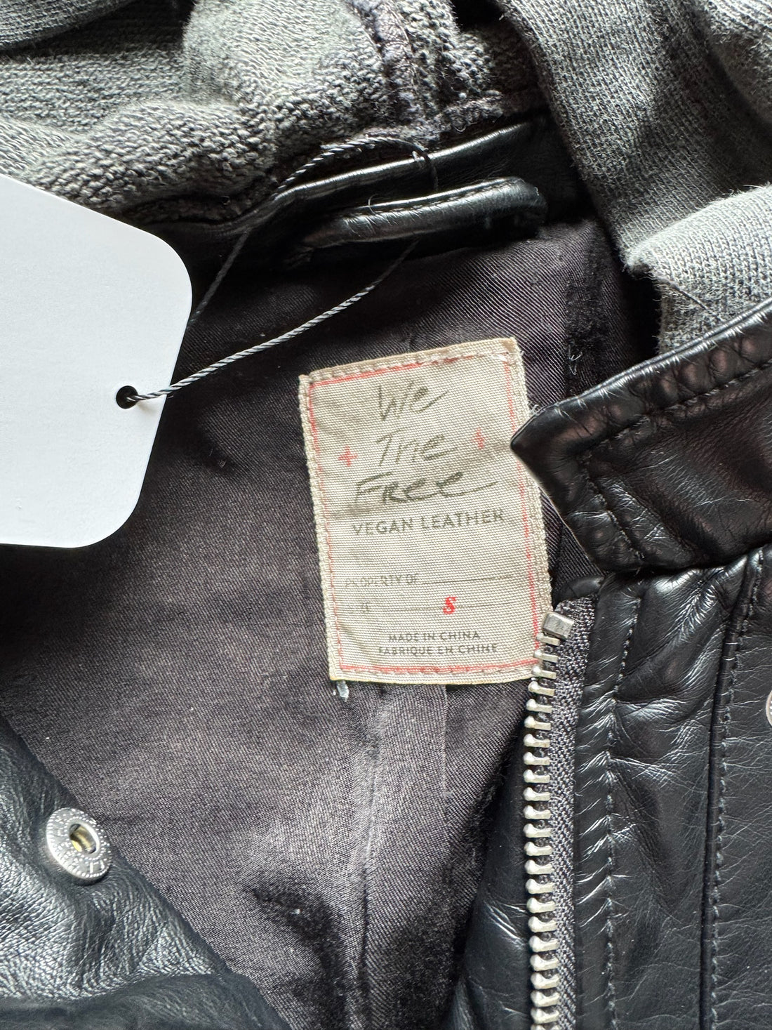 Free People Vegan Leather Jacket