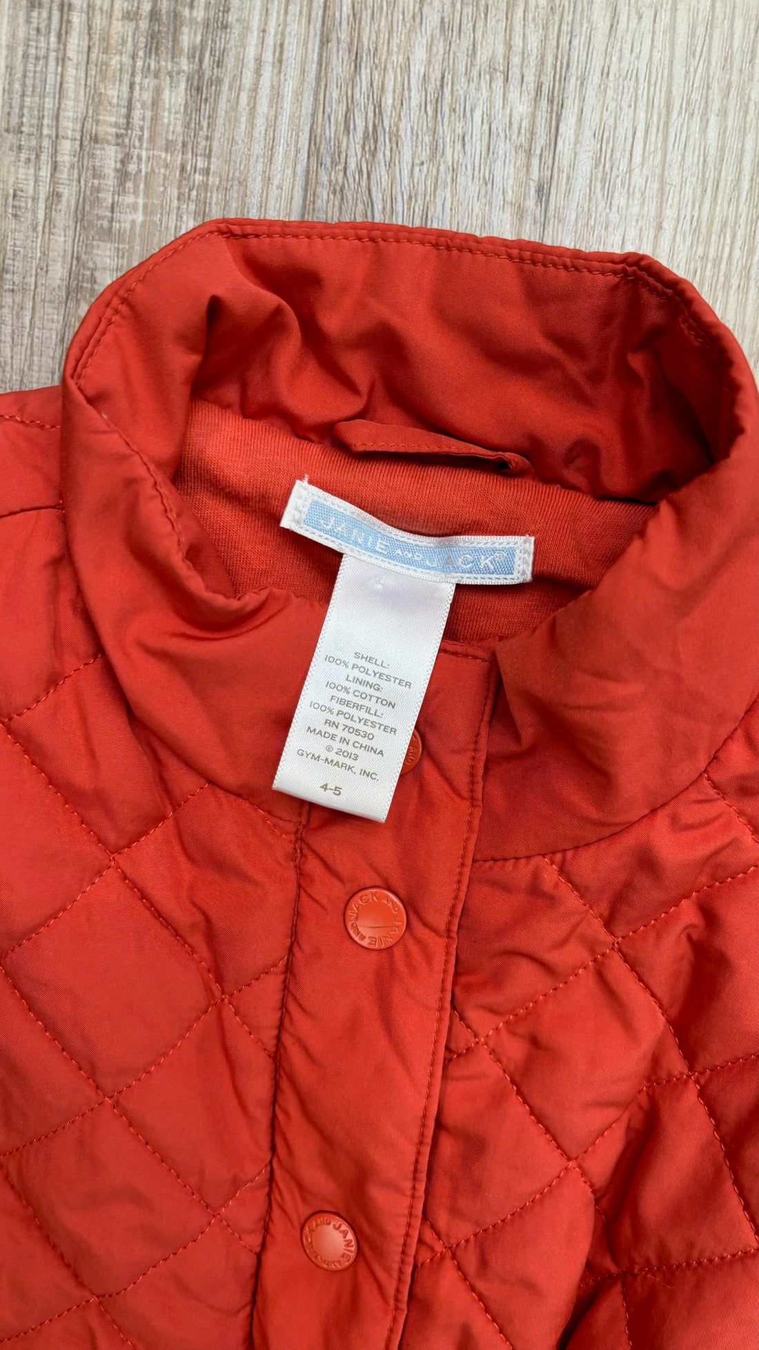 Janie & Jack Orange Vest - AS IS