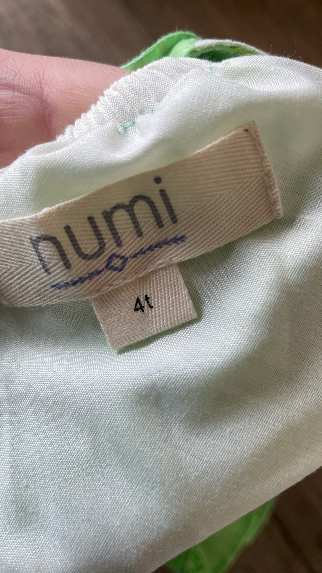 Numi Green Daisy Dress