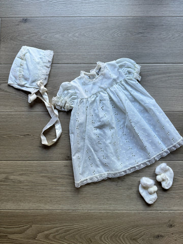 Madonna Vintage Gown & Bonnet