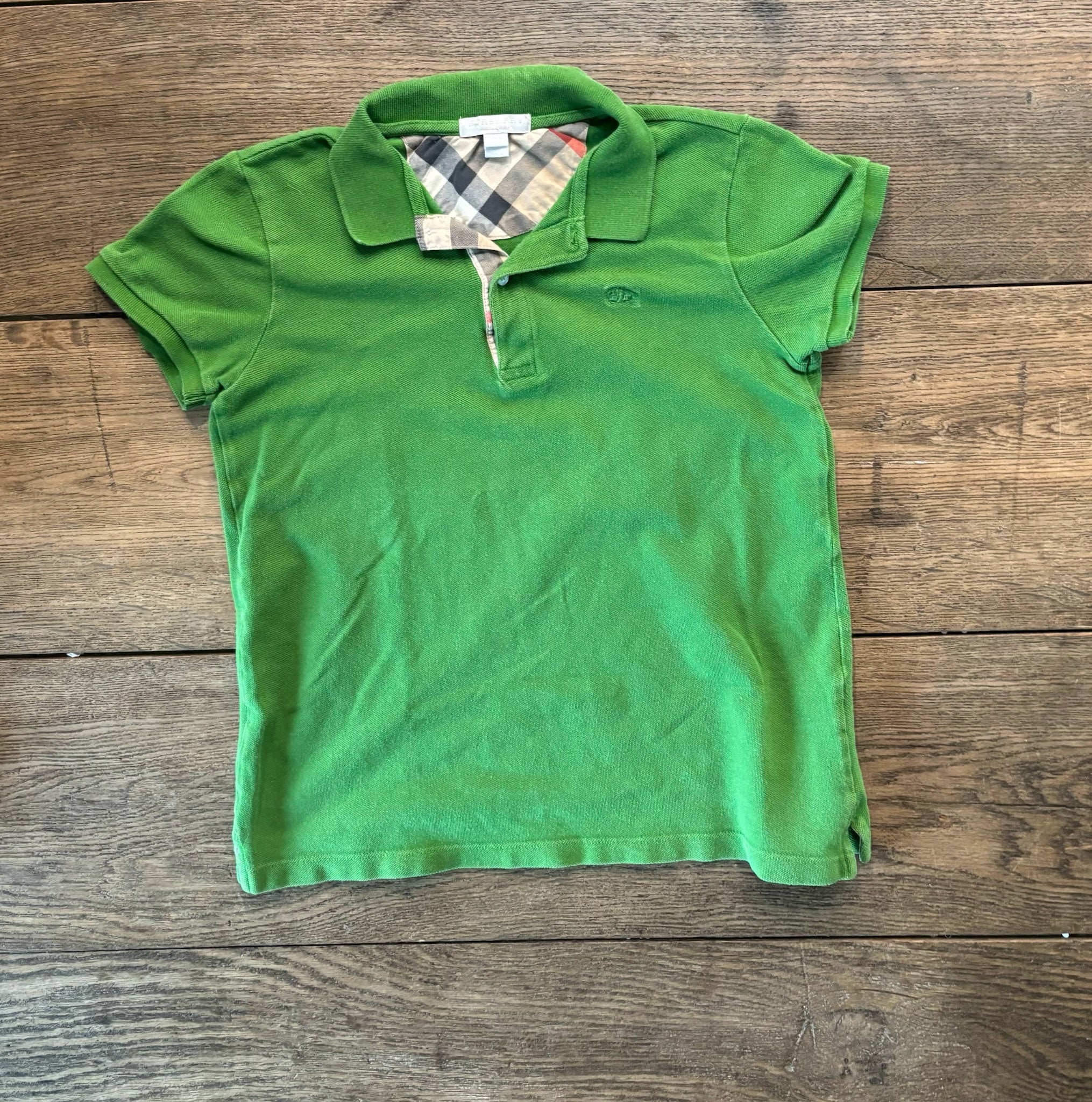 Burberry Green Polo Shirt