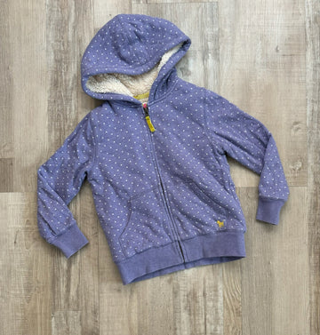 Boden Lavender Polka Dot Jacket