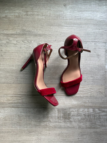 Halston Heritage Red Heels NEW W