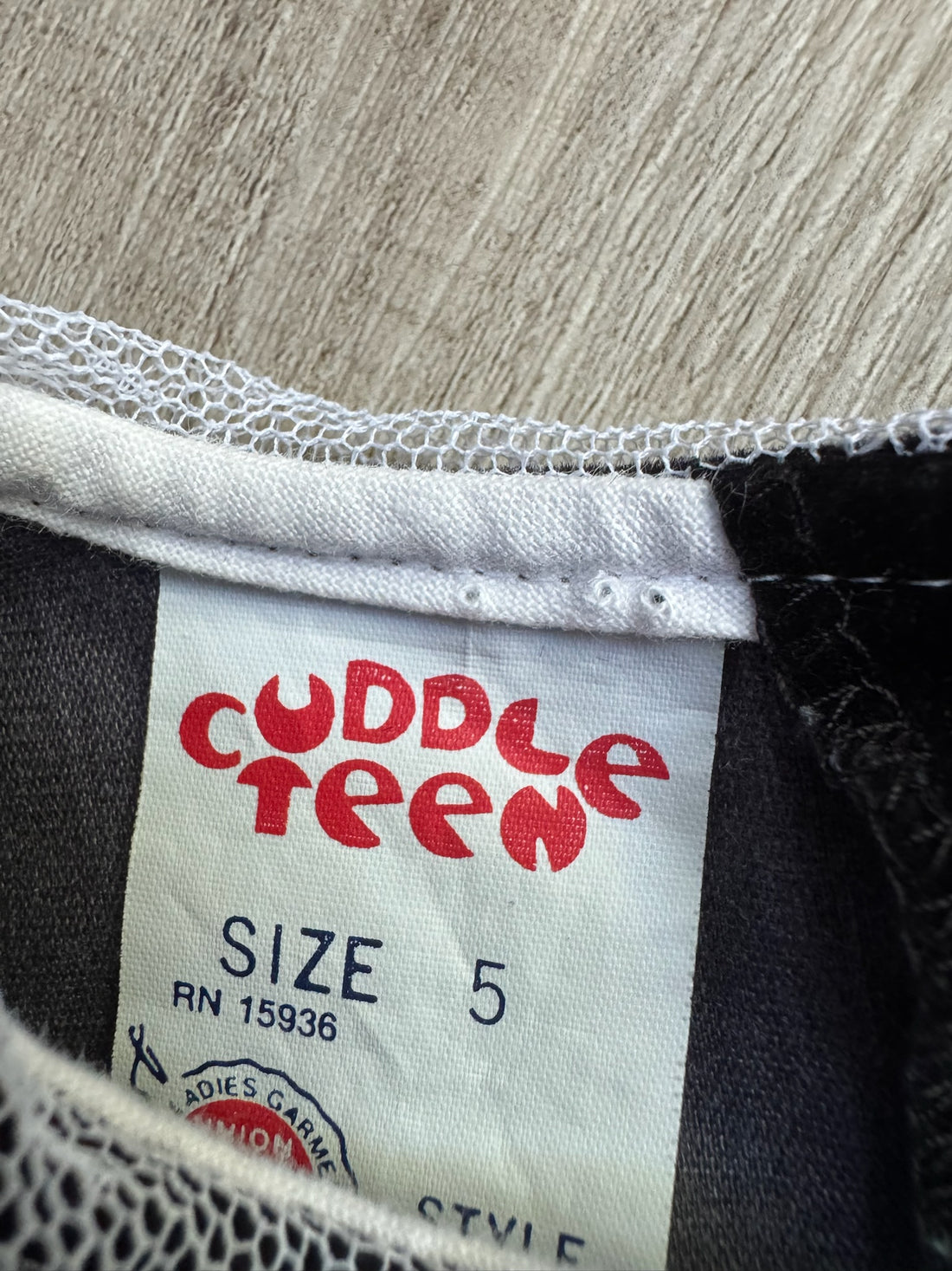 Vintage Black Velour Dress