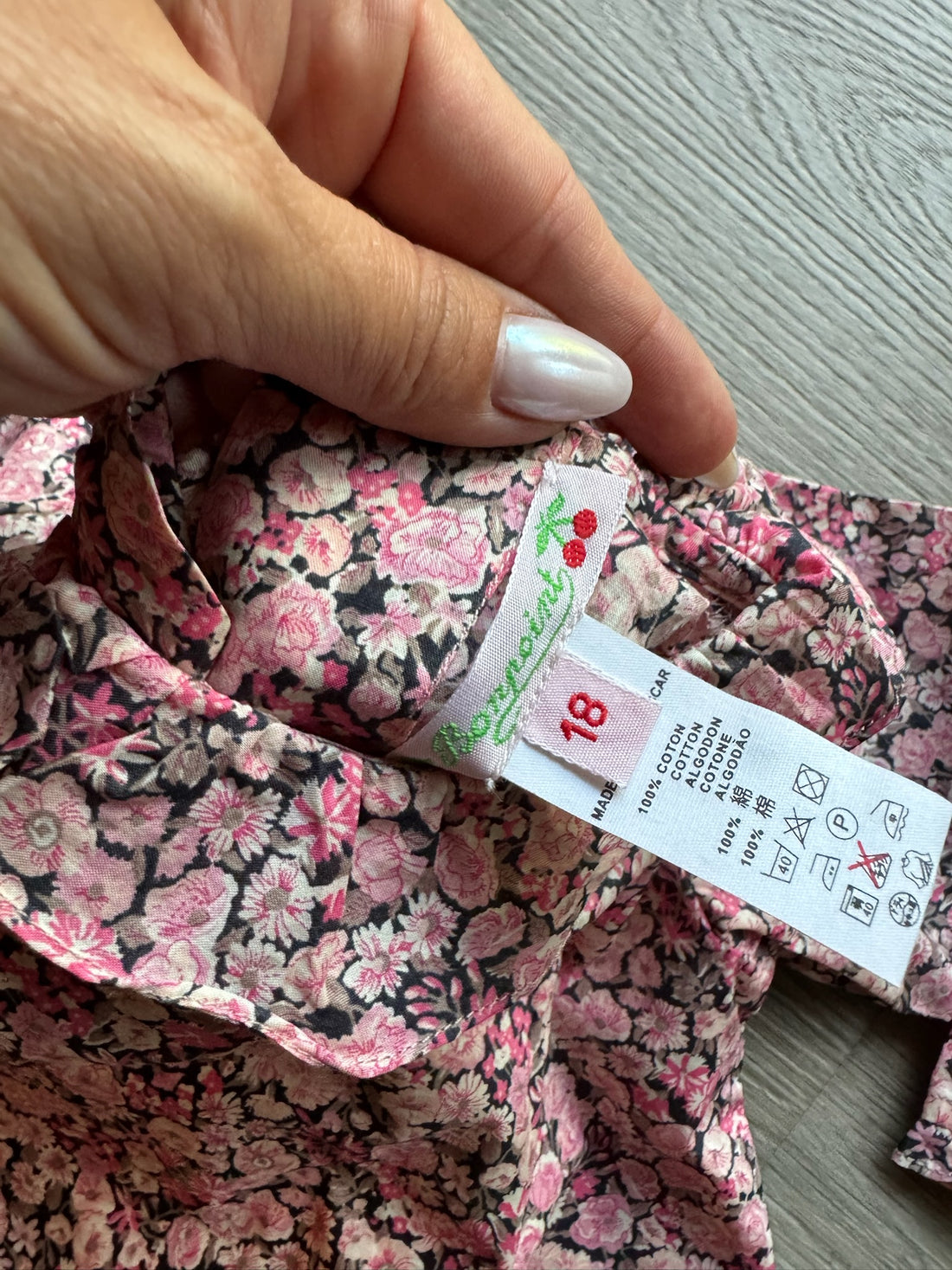 Bonpoint Pink Floral Top