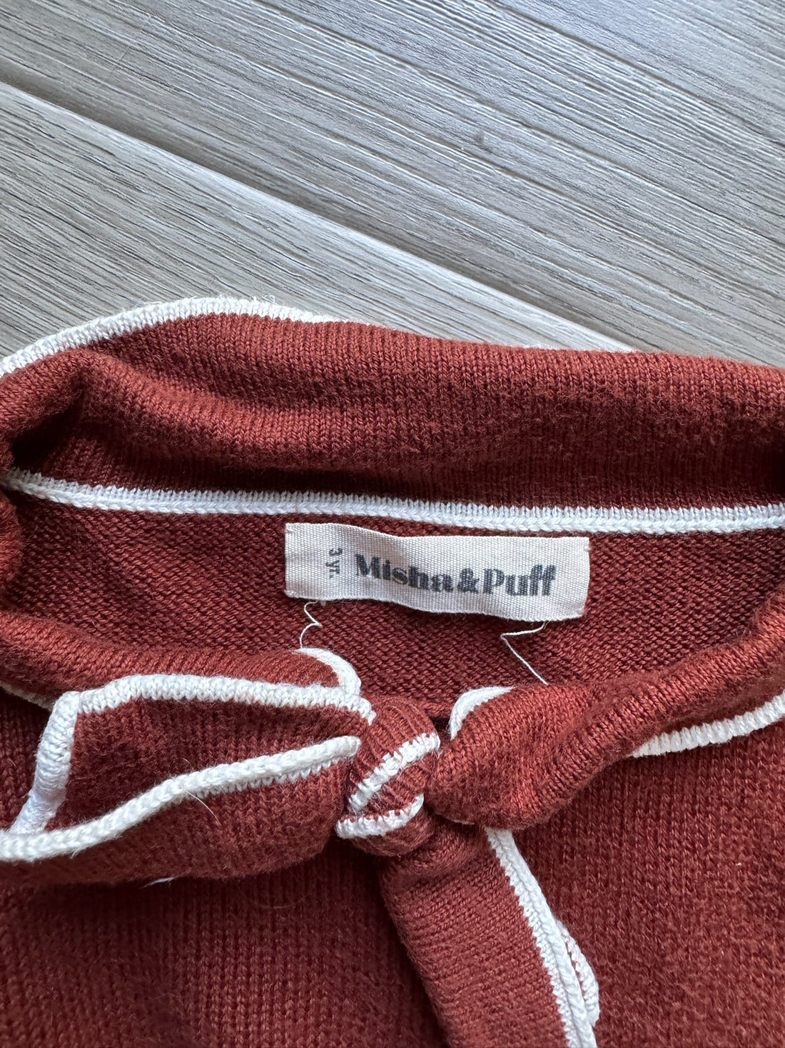 Misha & Puff Rust Knit Top