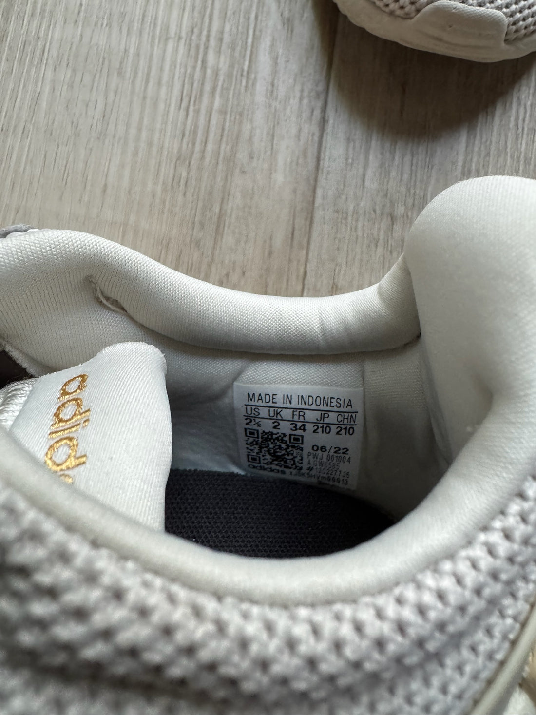 Adidas White w/ Gold