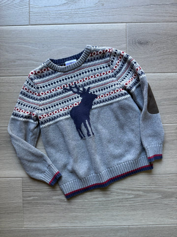Hanna Andersson Grey Moose Sweater