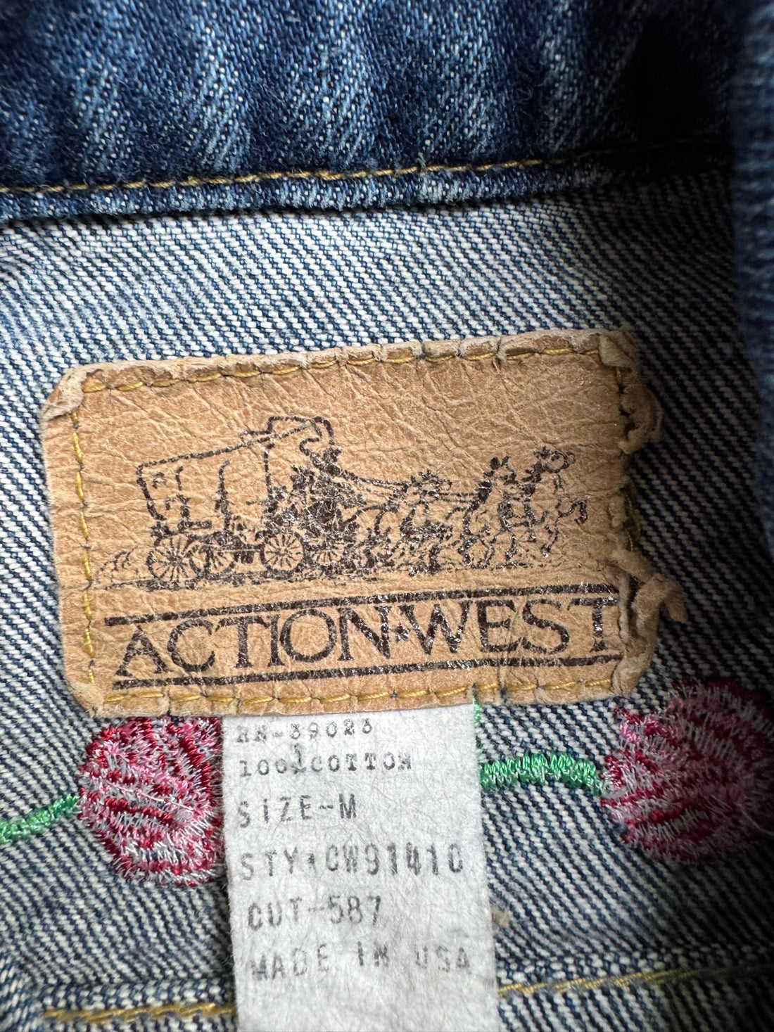 Action West Vintage Jean Jacket