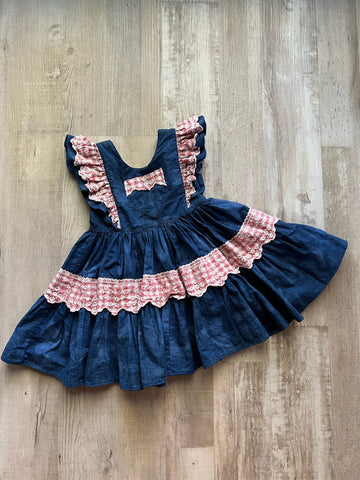 Popsbiddle Blue Dress