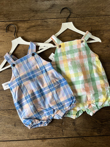 Janie & Jack Plaid Bubbles