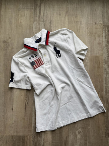 Polo Ralph Lauren White Polo Top