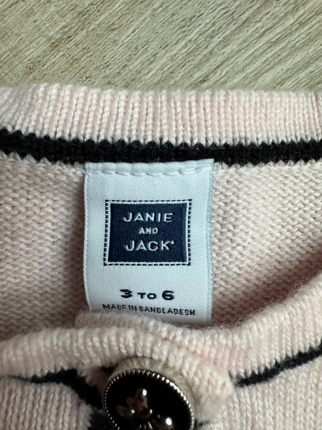 Janie & Jack Pink Cardigan