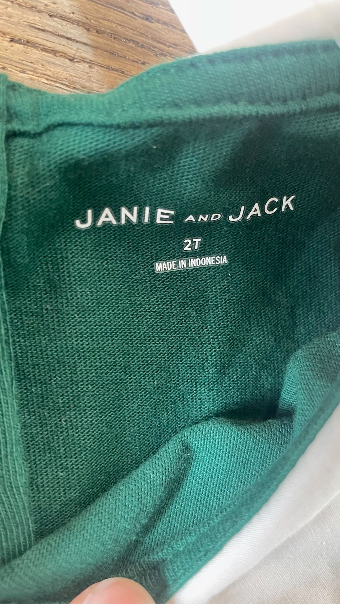 Janie & Jack Green Top