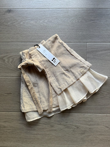 Omami Mini Cream Skirt - NEW