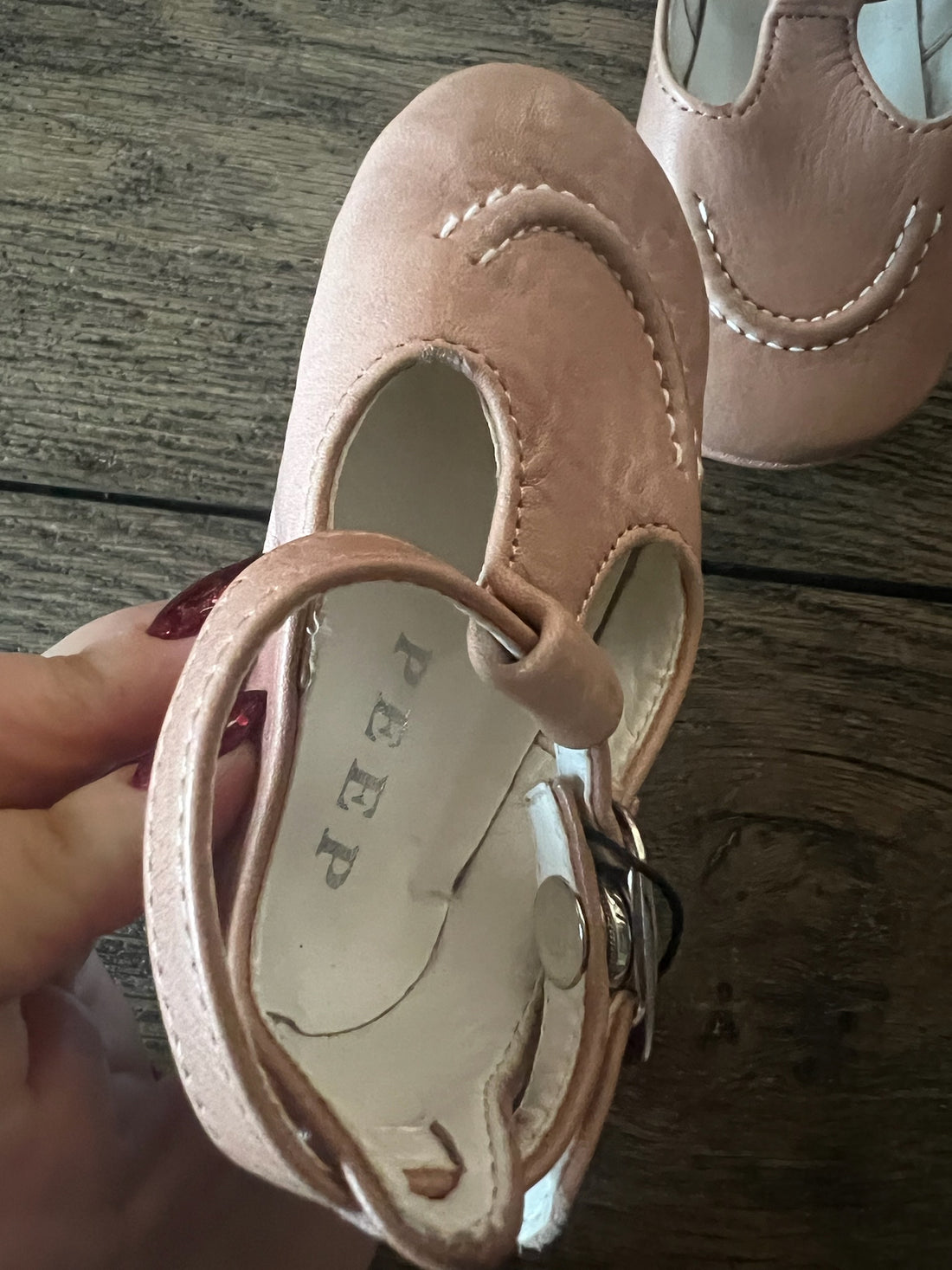 Peep Pink Mary Janes