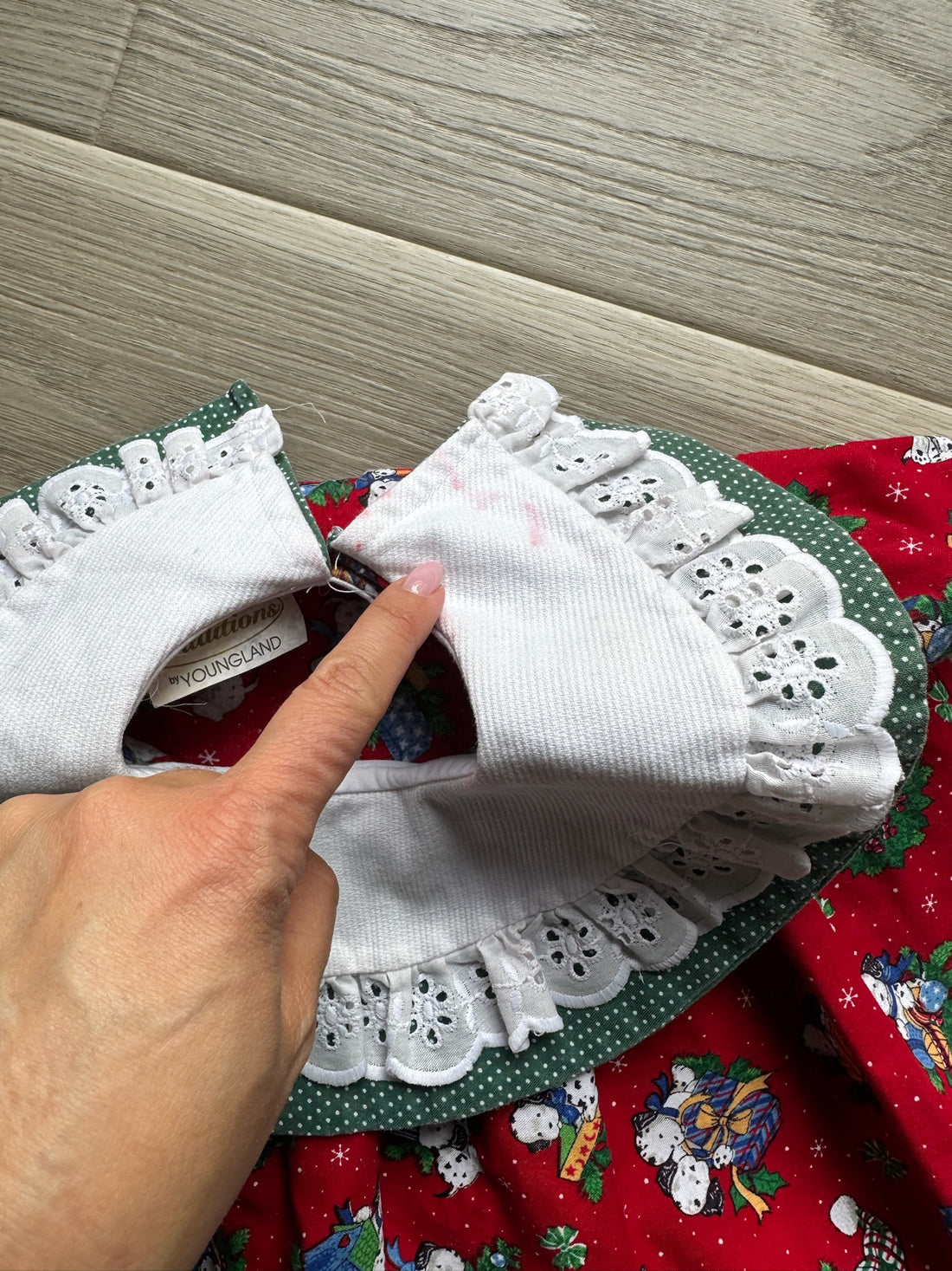 Youngland Vintage Christmas Dress - AS IS