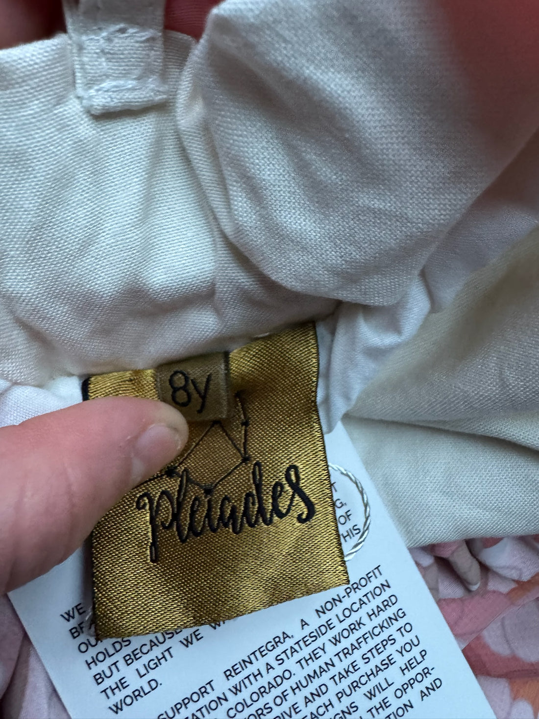 Pleiades Peach Floral Dress