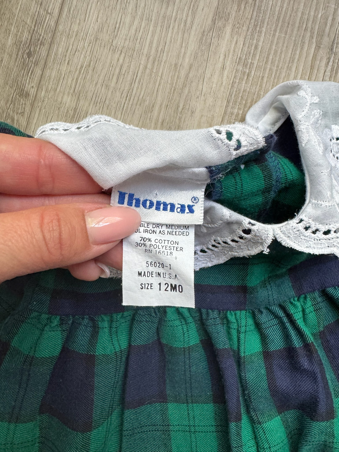 Vintage Green Romper