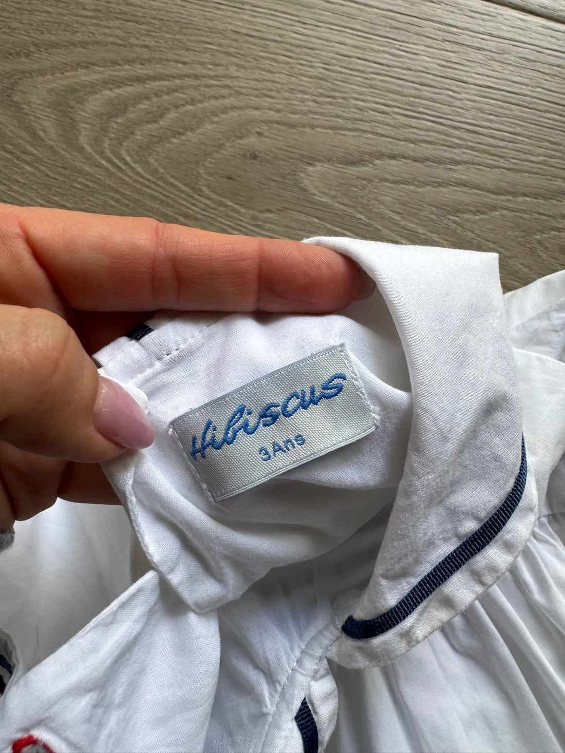 Hibiscus Sailboat Dress AS IS