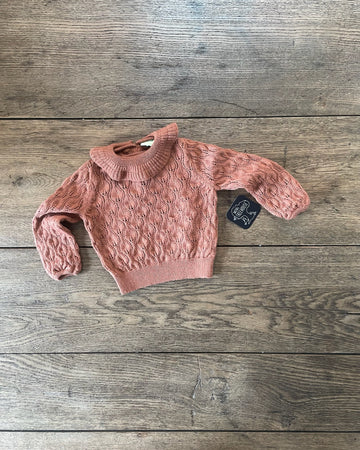 Boutique Rust Knit Sweater