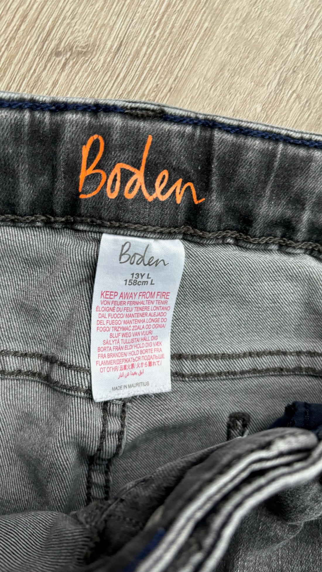 Boden Dark Grey Jean