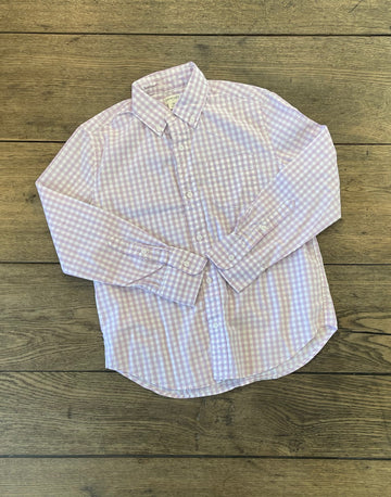 CrewCuts Purple Plaid Button Down