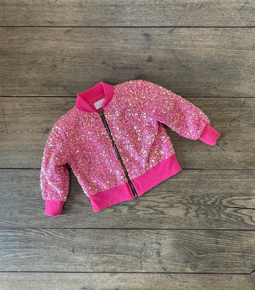 Mila Rose Pink Sequins Jacket