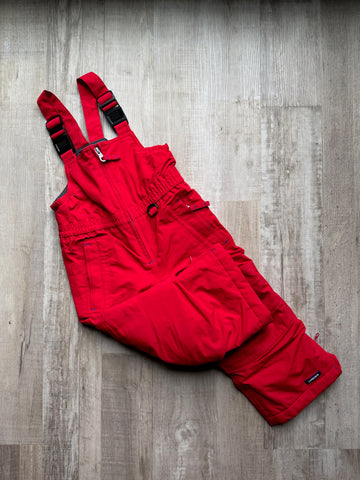 Lands End Red Snow Bibs
