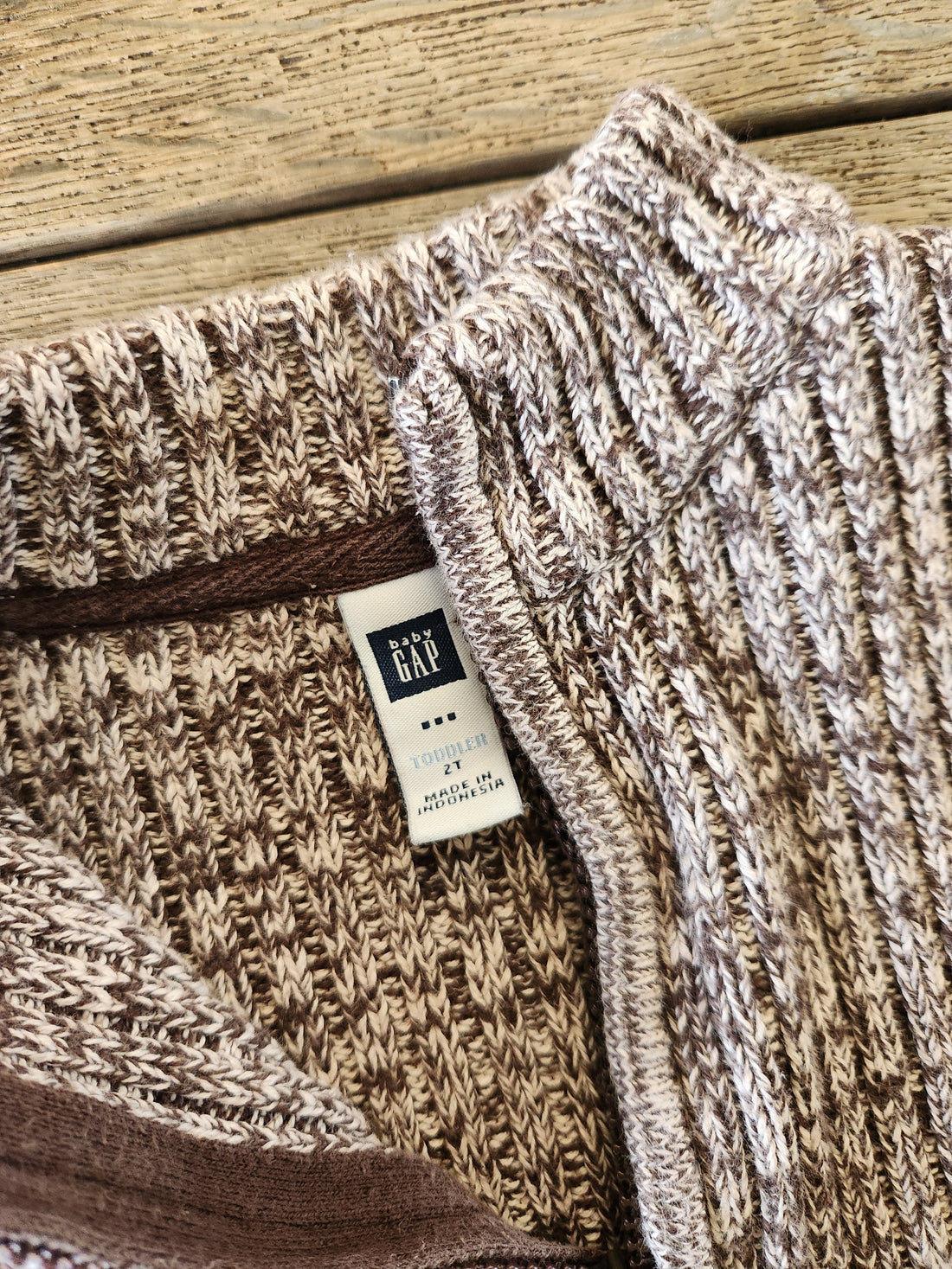 Gap Brown Half Zip Sweater