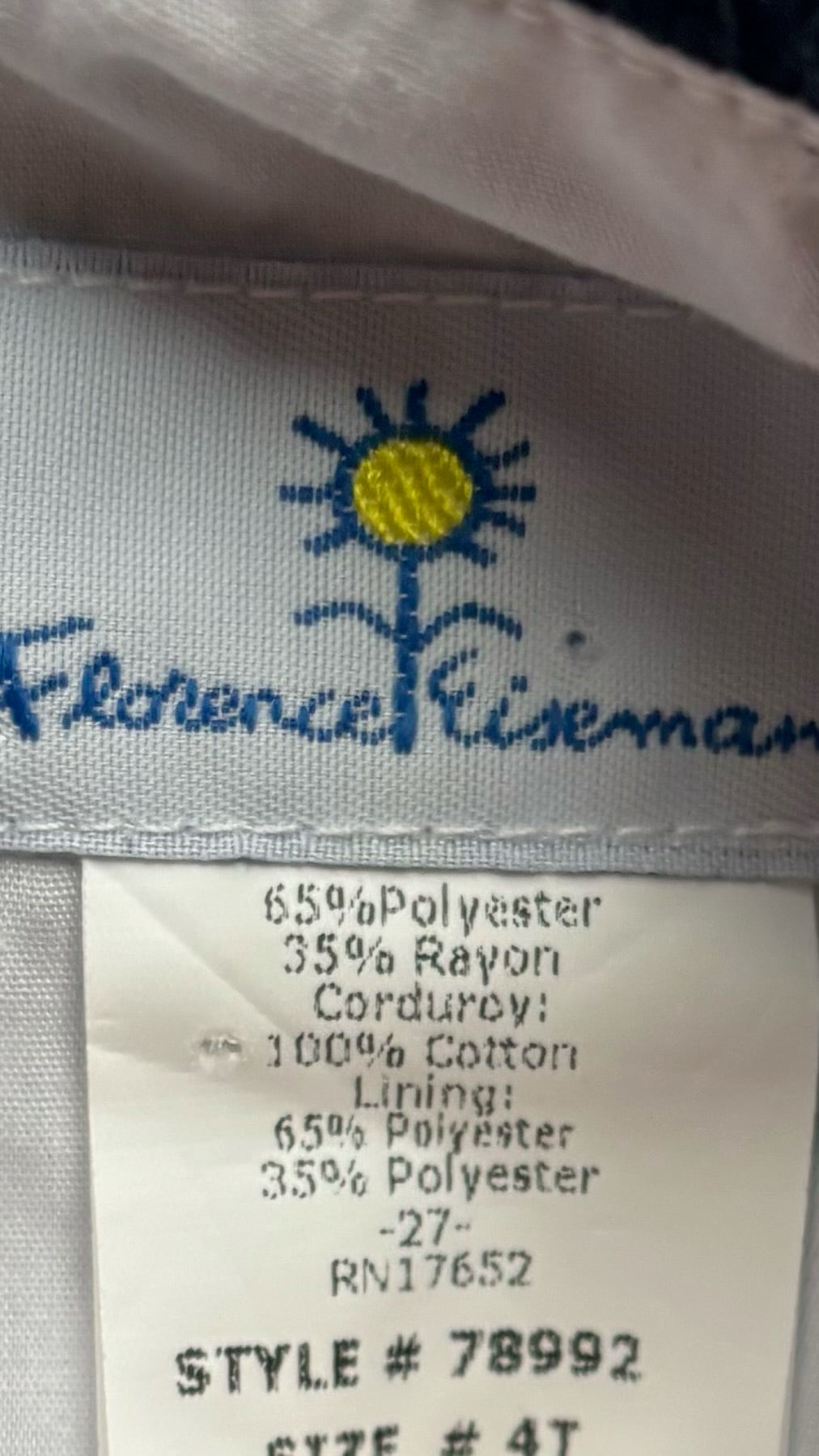 Florence Eiseman Cherry Dress