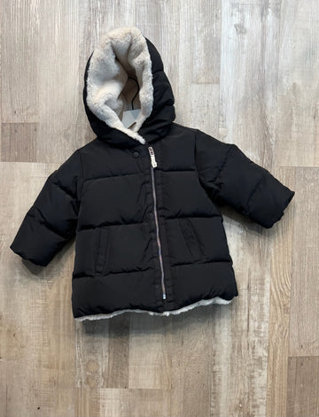 Zara Black Puffer Coat