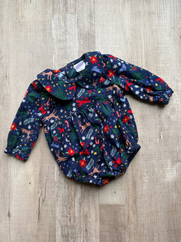 Hanna Andersson Navy Christmas Bubble