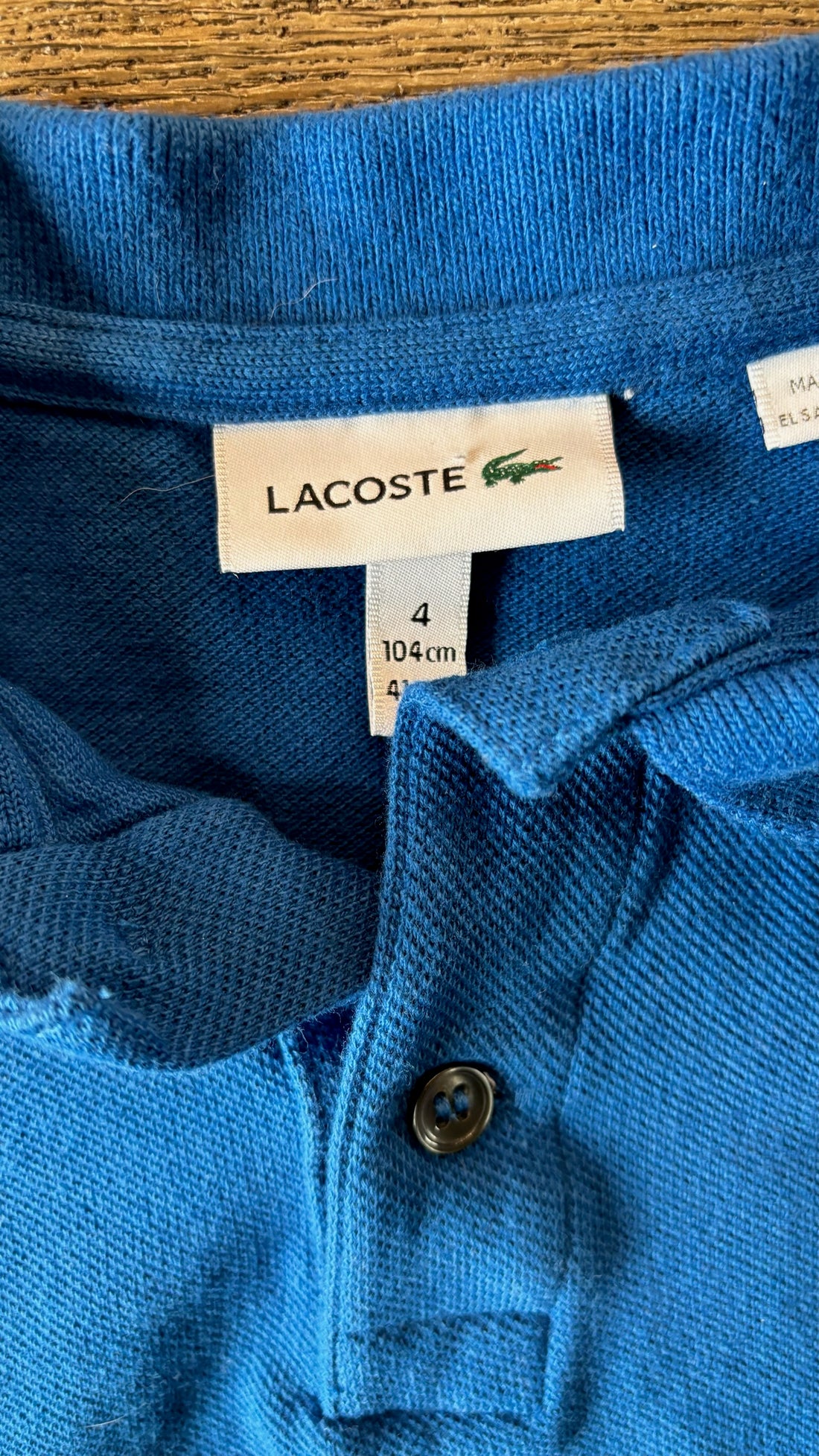 Lacoste Blue Polo Shirt