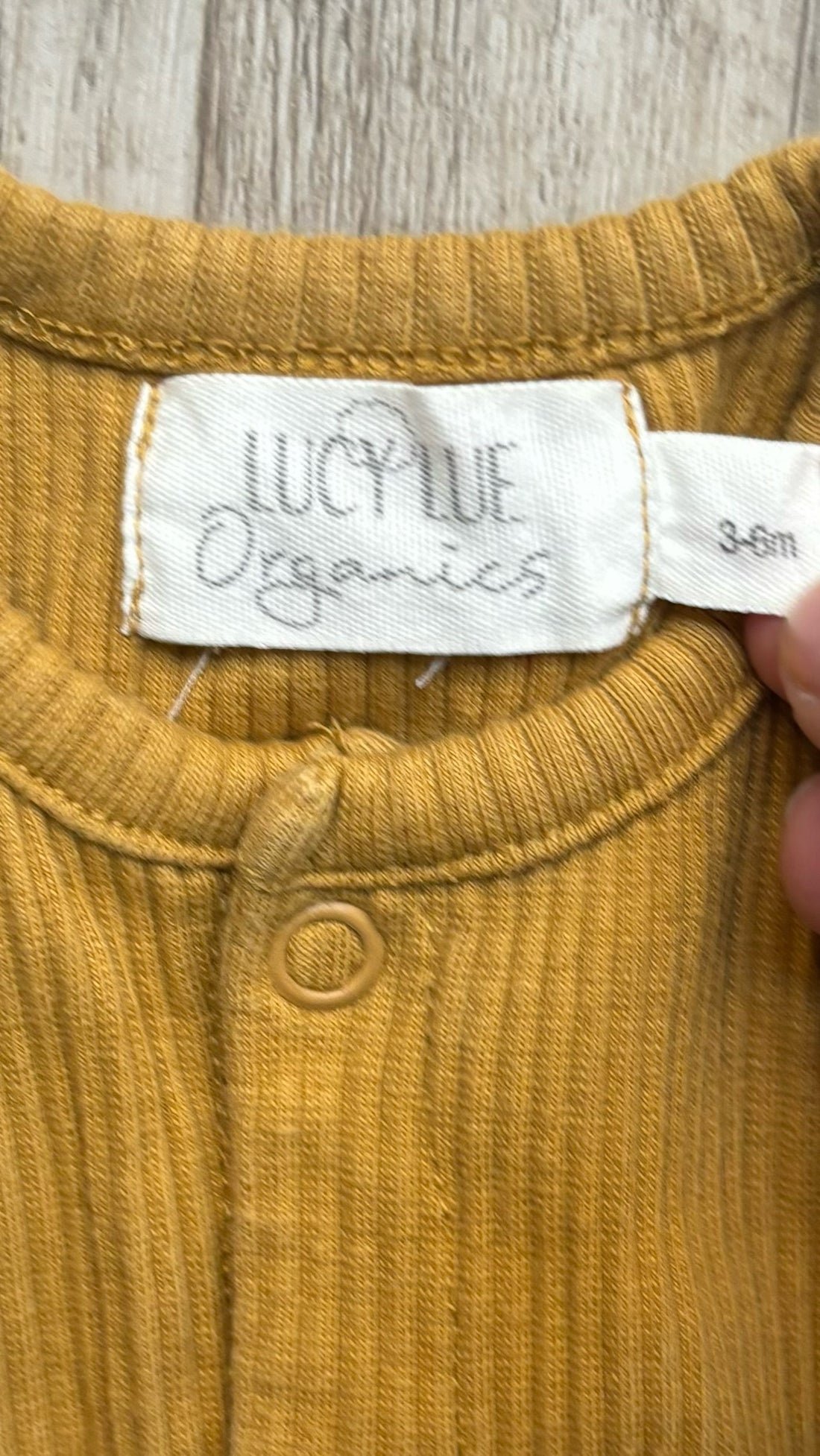 Lucy Lue Mustard Organics Sleeper