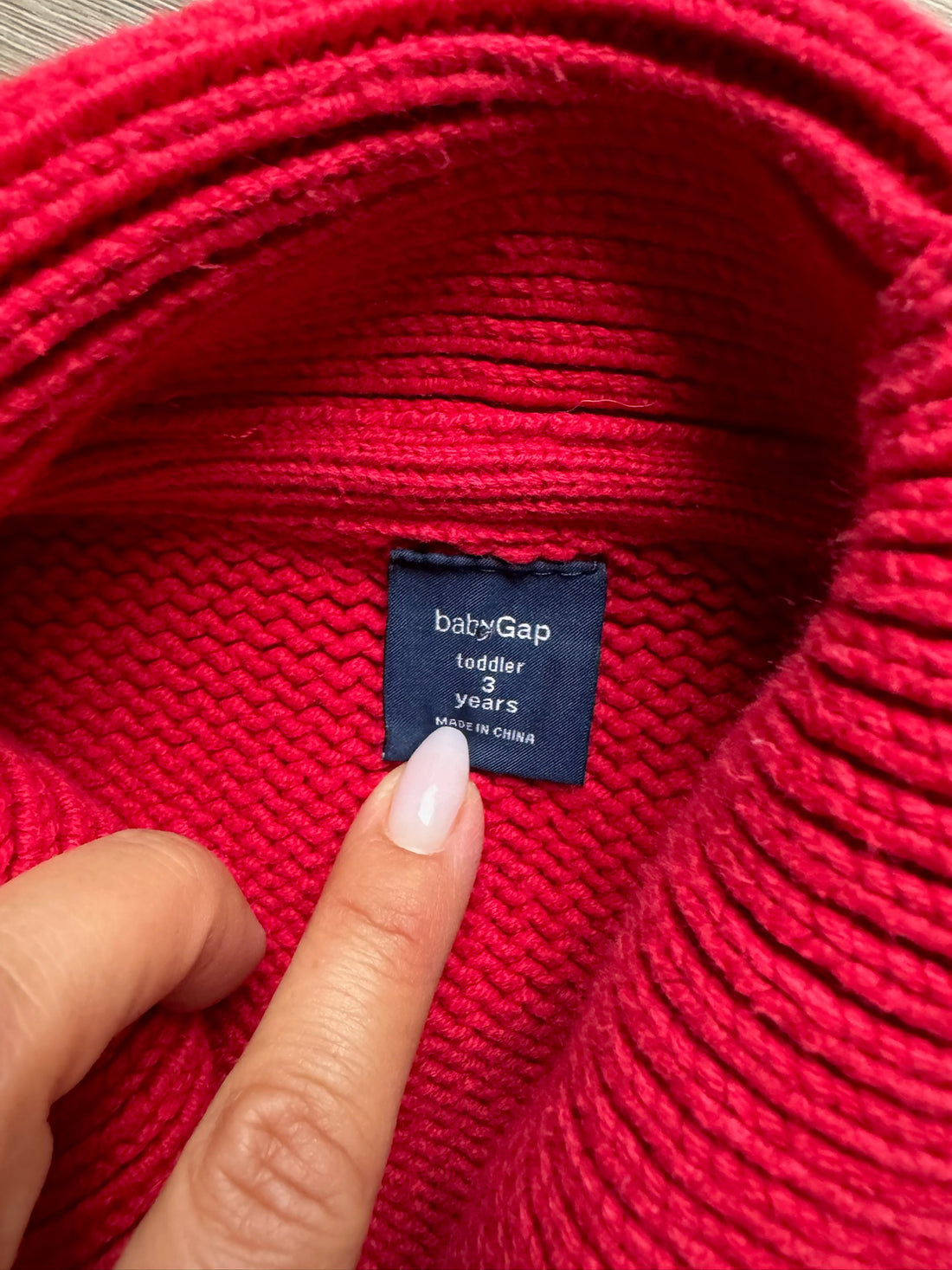 Baby Gap Red Cardigan