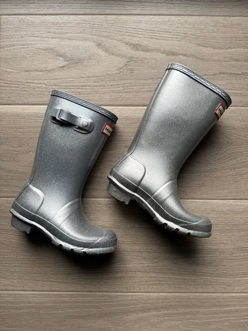 Hunter Silver Boots