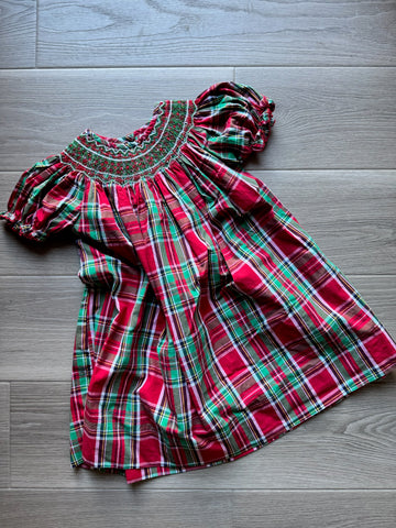 Cecil & Lou Plaid Christmas Dress
