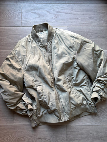 Zara Green Bomber Jacket