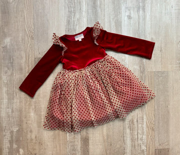 Pippa & Julie Red Tulle Dress