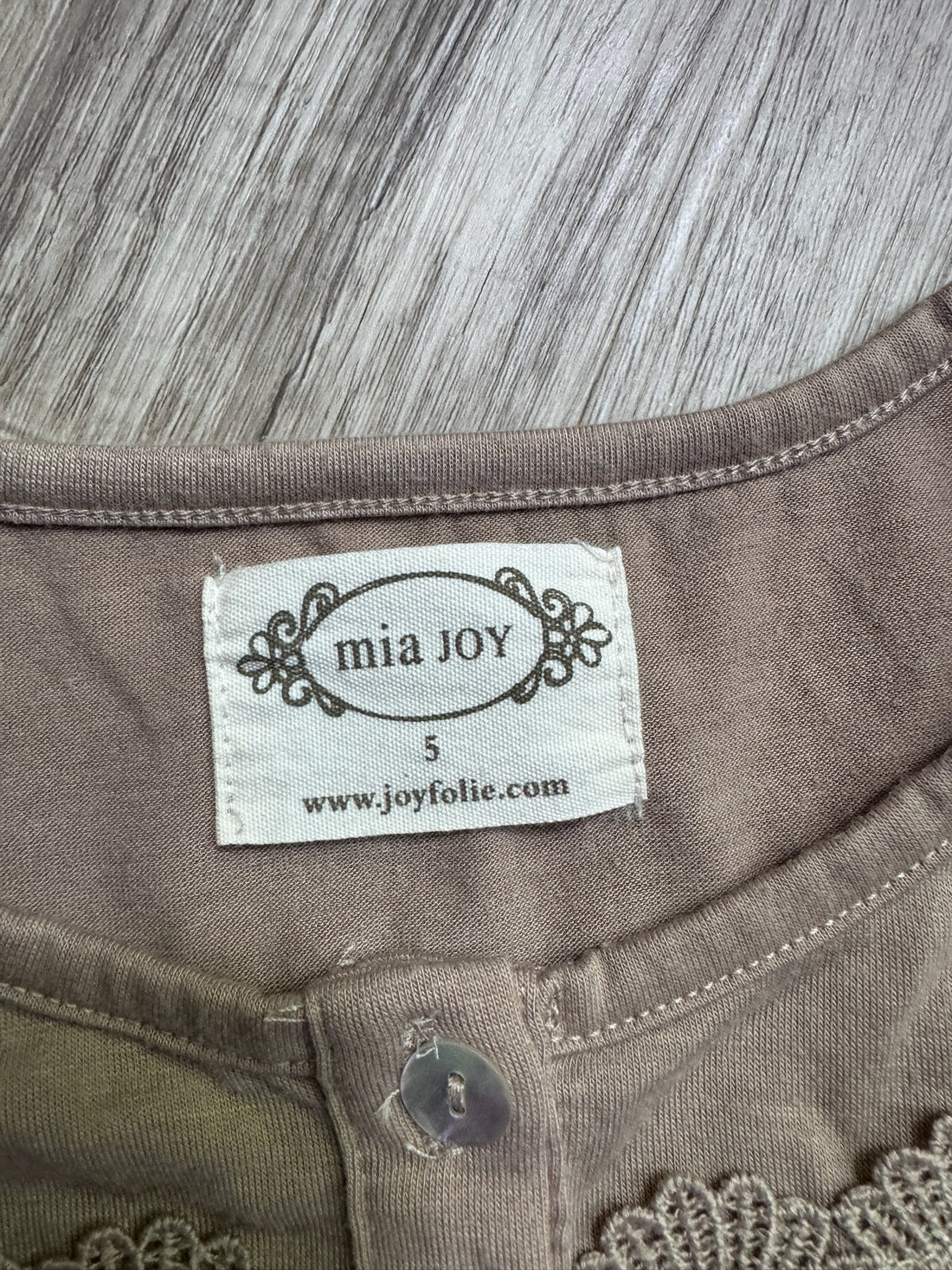 Joyfolie Tan Dress