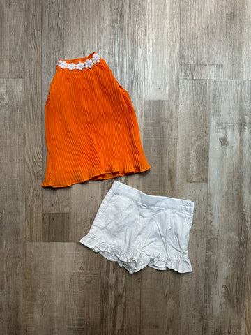 Janie & Jack Orange Tank Set