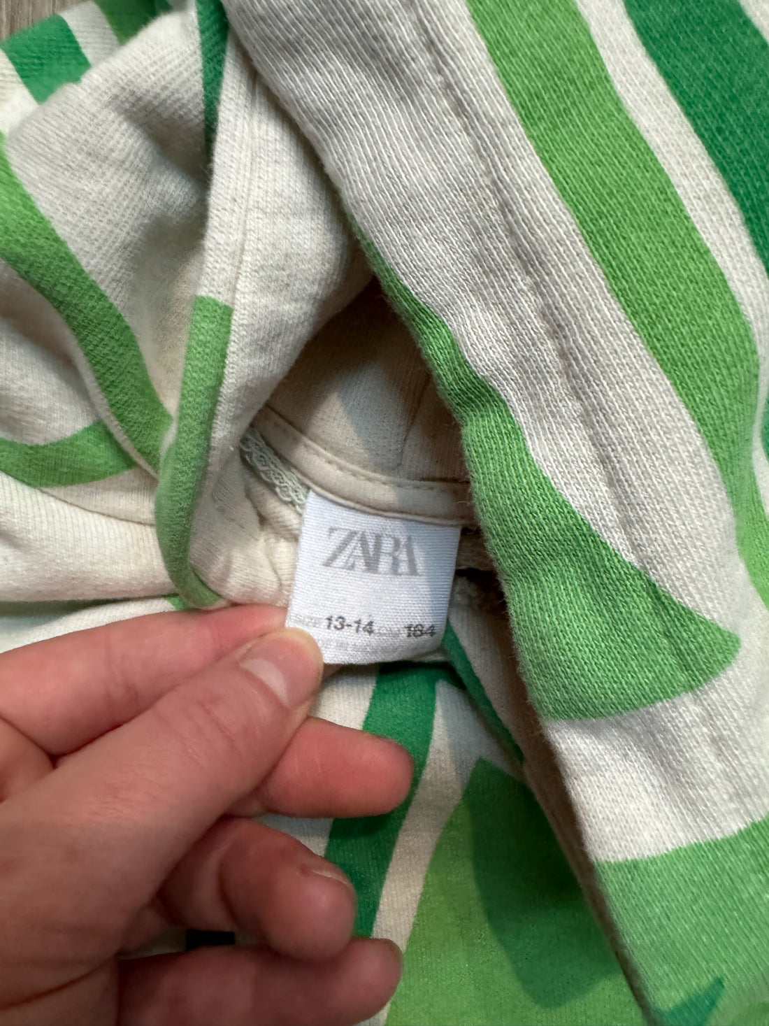 Zara Green Heart Hoodie