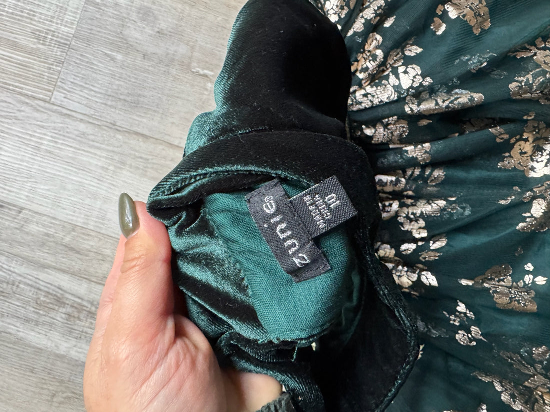 Zunie Green Tulle Dress