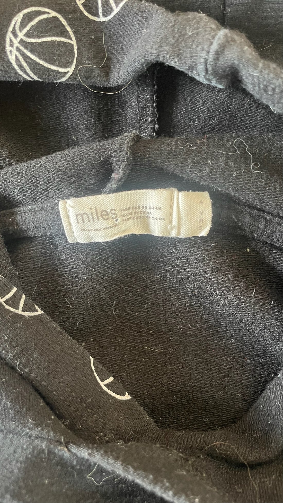 Miles Black Hoodie